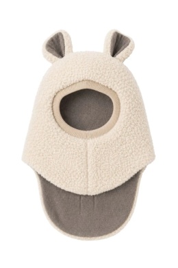 Kominiarka dziecięca YETI z wełny merino – ecru